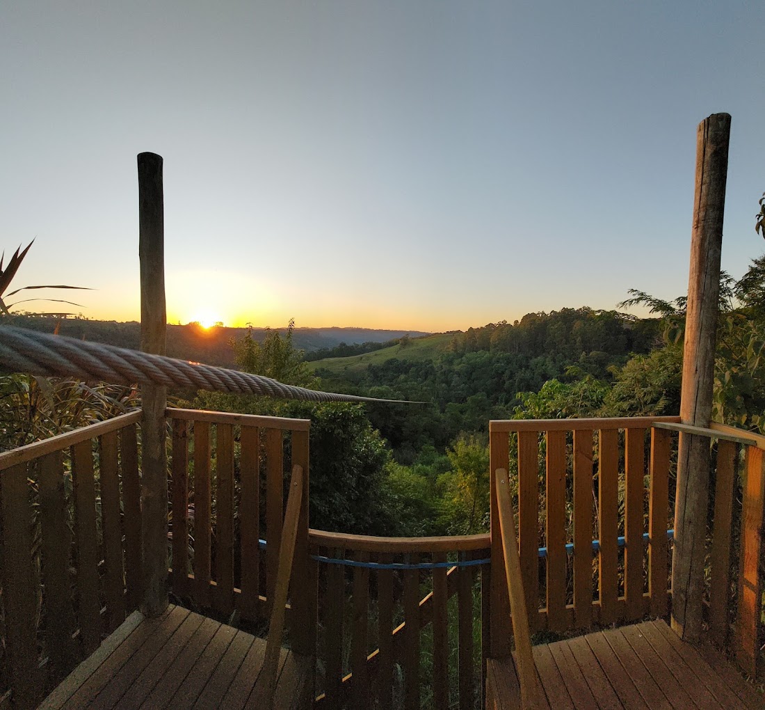 Tirolesa e Trilhas – Sítio Cherobin e Santos